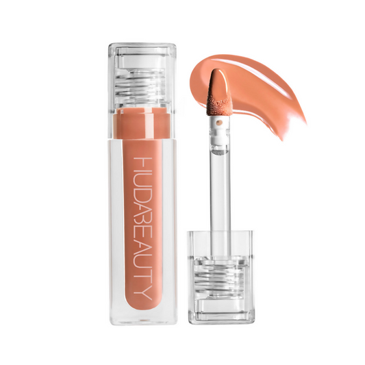 Huda Beauty Faux Filler Extra Shine Lip Gloss - Honey | Swadesiicart
