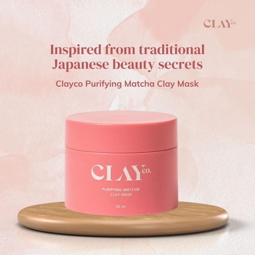 Clayco Purifying Matcha Clay Face Mask | Swadesiicart