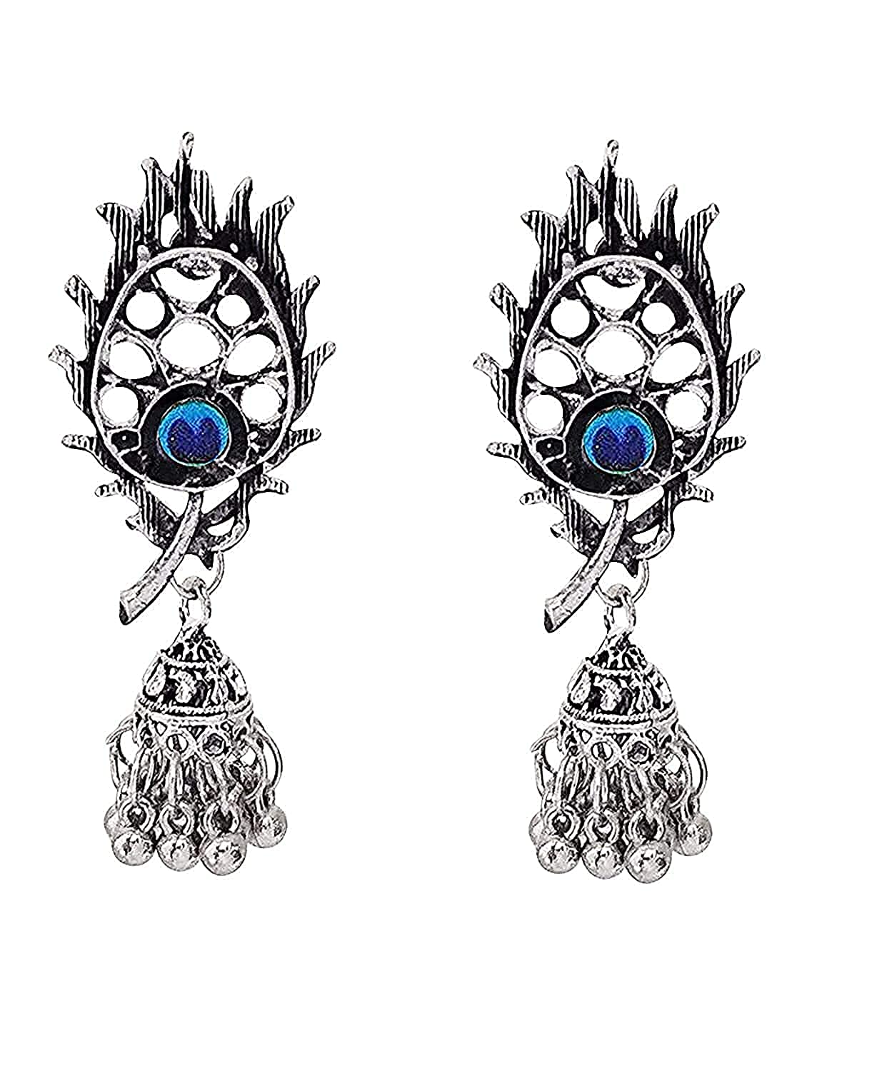 Rhodium-Plated Alloy Krishna Silver Necklace - The Pari | Swadesiicart
