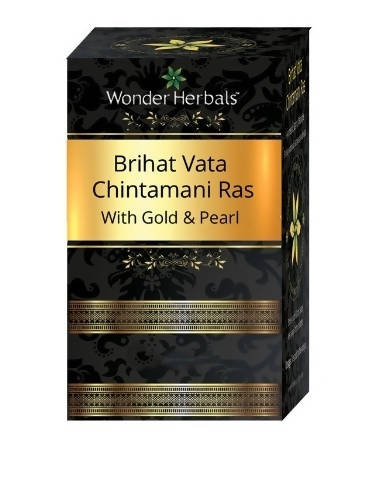 Wonder Herbals Brihat vata Chintamani Ras with Gold & Pearl | Swadesiicart