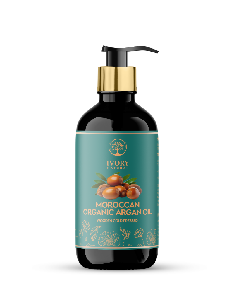 Ivory Natural Moroccan Organic Argan Oil Premium & Extra Virgin | Swadesiicart