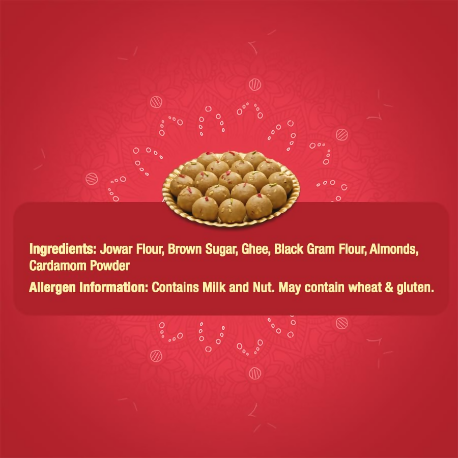 Heritage Pure Ghee Jowar Laddu | Swadesiicart
