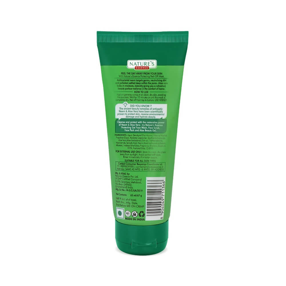 Nature's Essence Neem & Aloe Peel-Off Mask - Swadesiicart