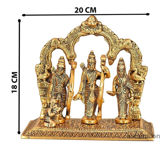 Ascension Metal Lord Ram Darbar Idol - Swadesiicart