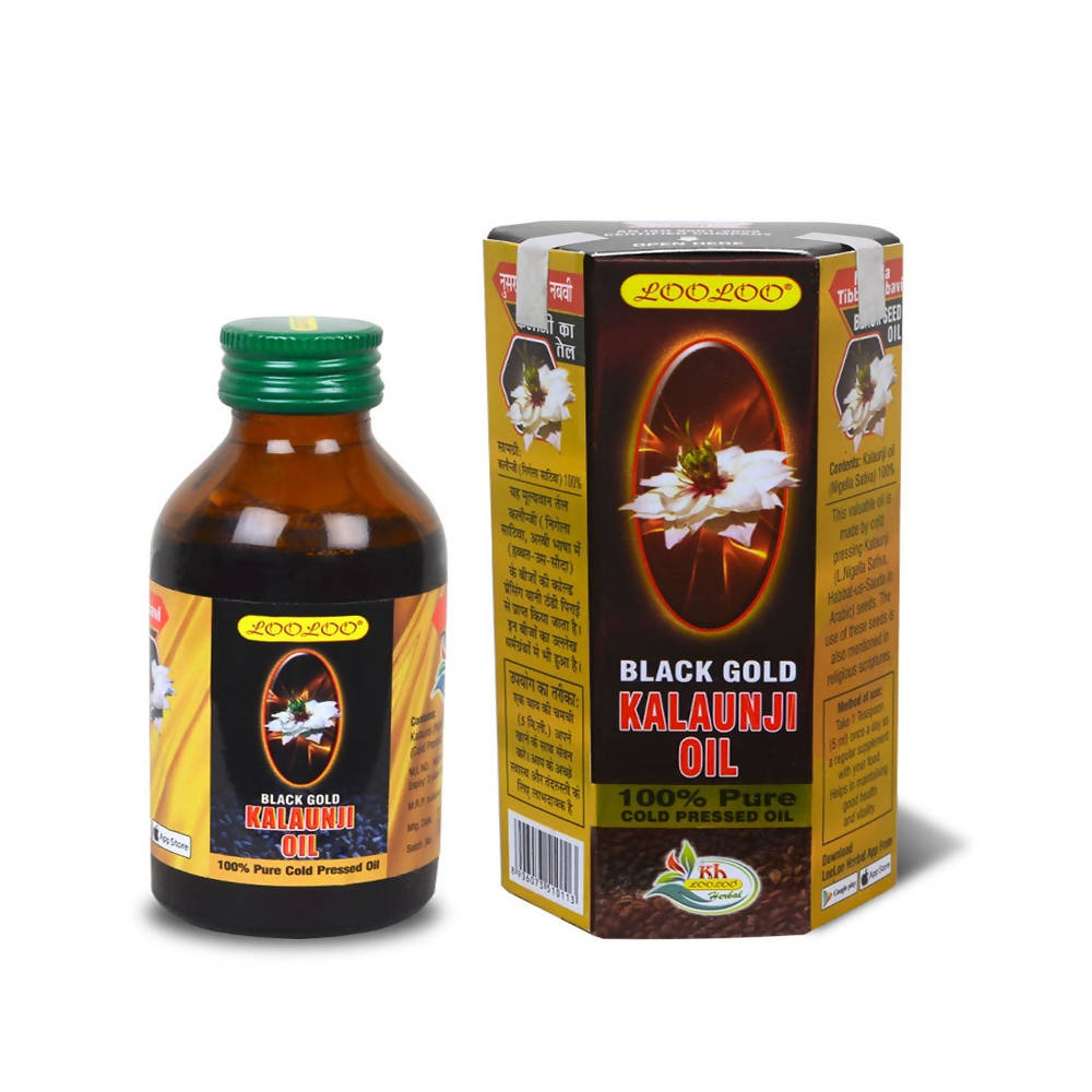 Looloo Black Gold Kalonji Oil - Swadesiicart