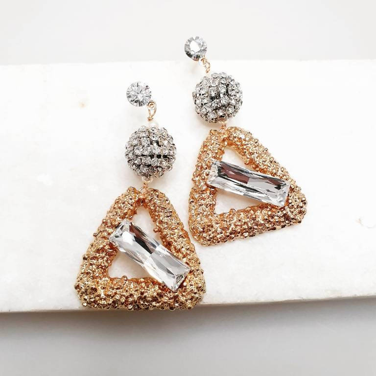 Bling Accessories Swarovski Crystal Earrings | Swadesiicart
