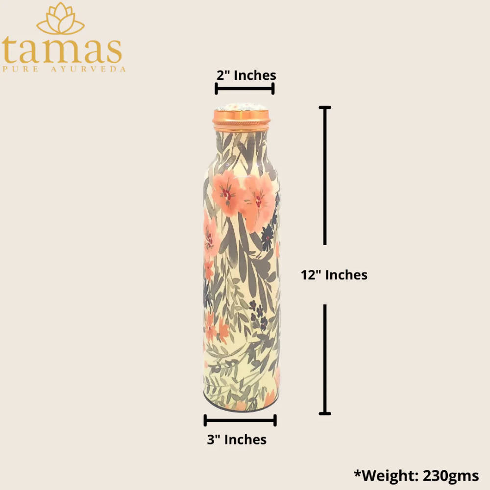 Tamas Q7 Meena Copper Water Bottle - Swadesiicart