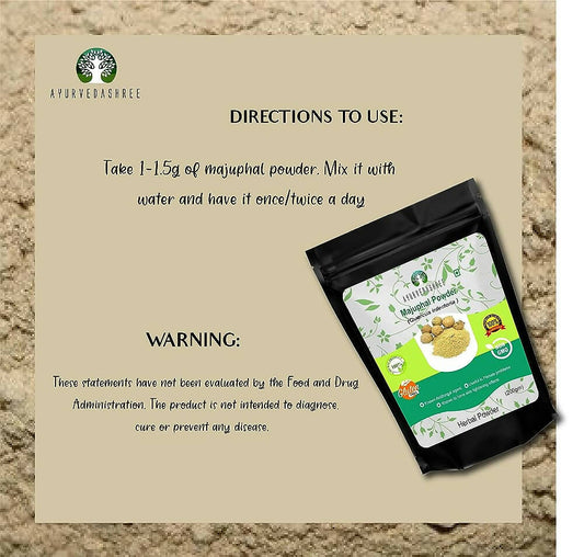 Ayurvedashree Majuphal Powder | Swadesiicart