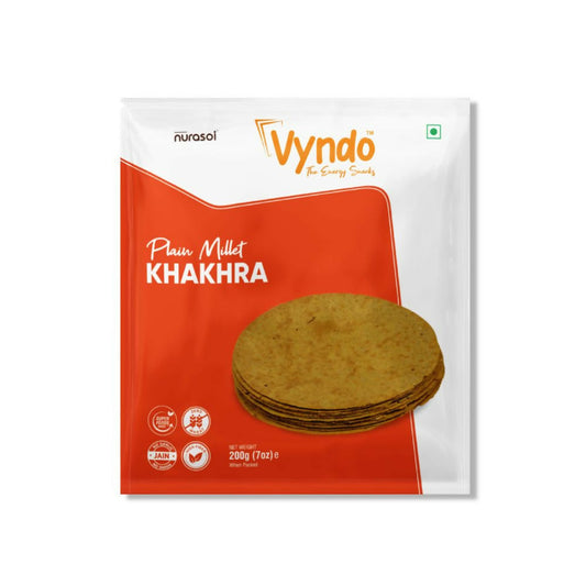 Vyndo Plain Millet Khakhra - Vyndo
