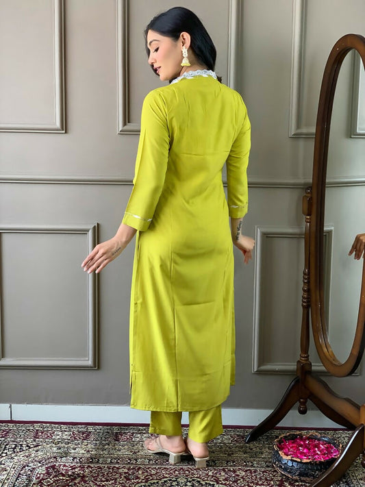 Partywear Designer Viscose Gajri Stitched Suit With Dupatta - Tanisha | Swadesiicart
