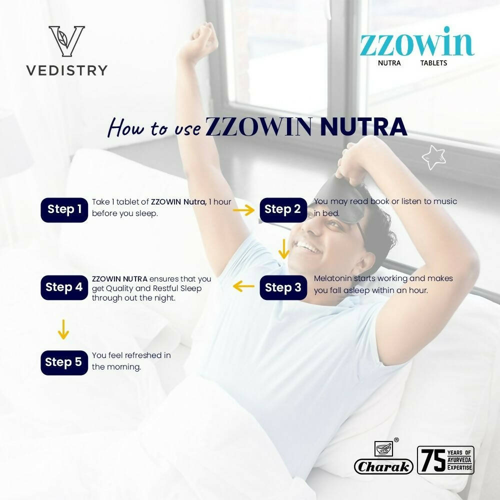 Vedistry Zzowin Nutra Tablets - Swadesiicart