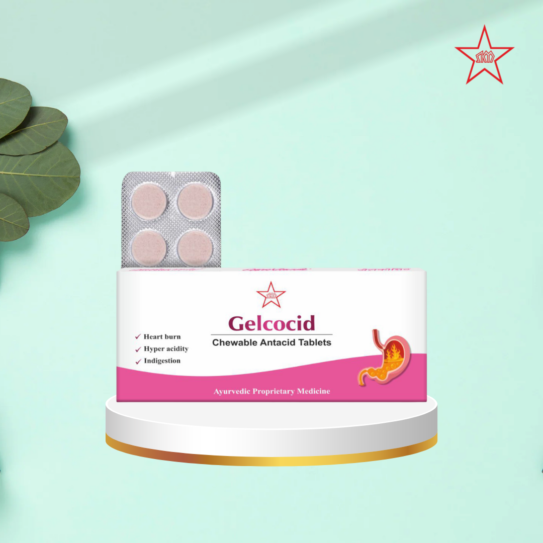 Skm Ayurveda Gelcocid Tablet | Swadesiicart