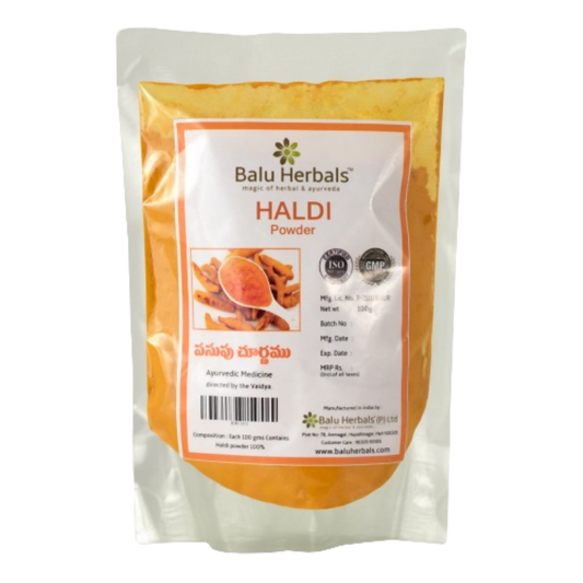 Balu Herbals Turmeric (Pasupu) Powder - Balu Herbals
