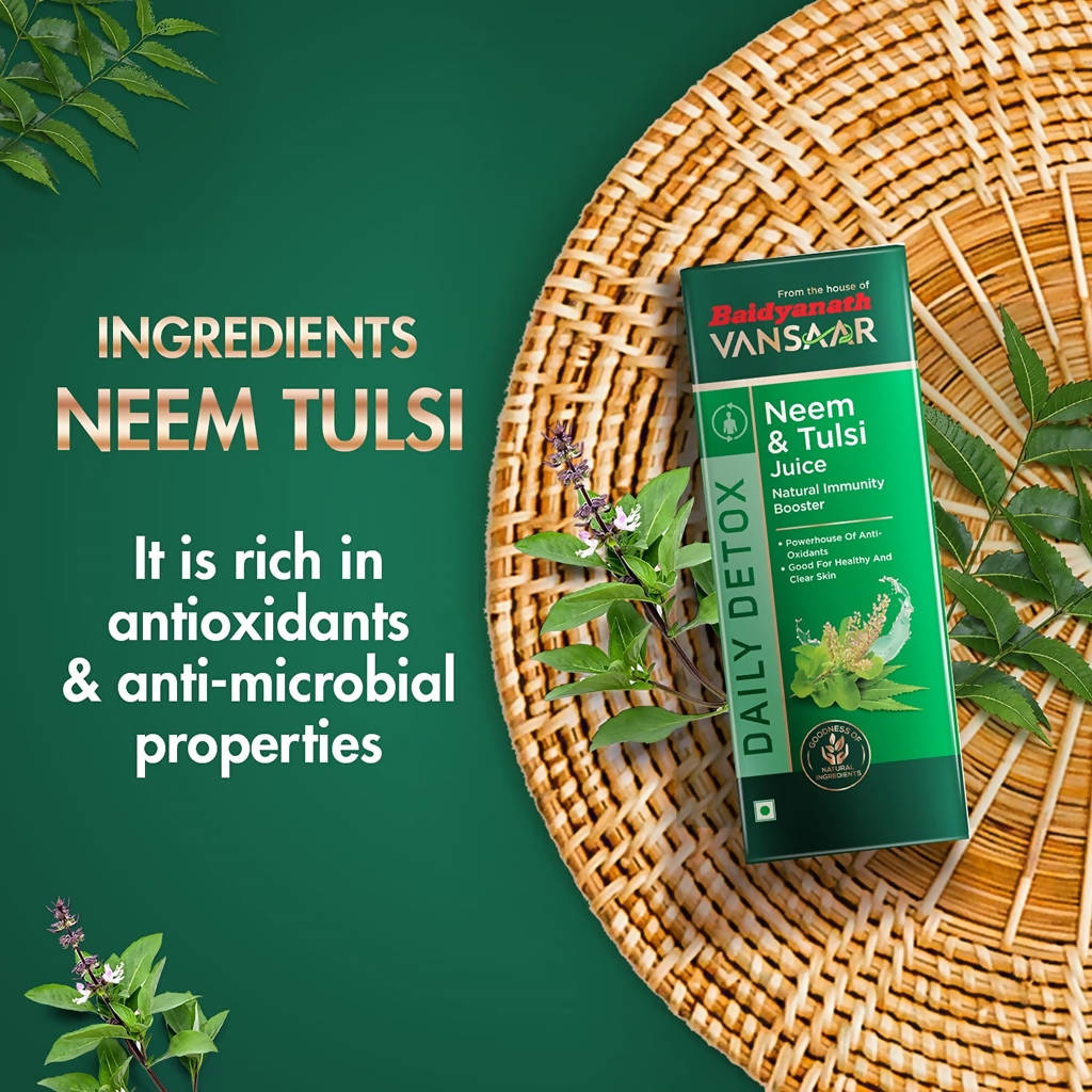 Baidyanath Vansaar Neem & Tulsi Juice | Swadesiicart