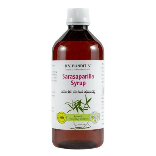 B V Pundit's Sarasaparilla Syrup - B V Pundit