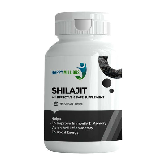 HappyMillions SJ Capsules ?Herbal Wellness Supplement for Vitality | Swadesiicart