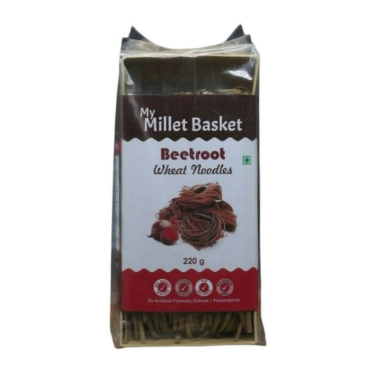 My Millet Basket Beetroot Wheat Noodles | Swadesiicart