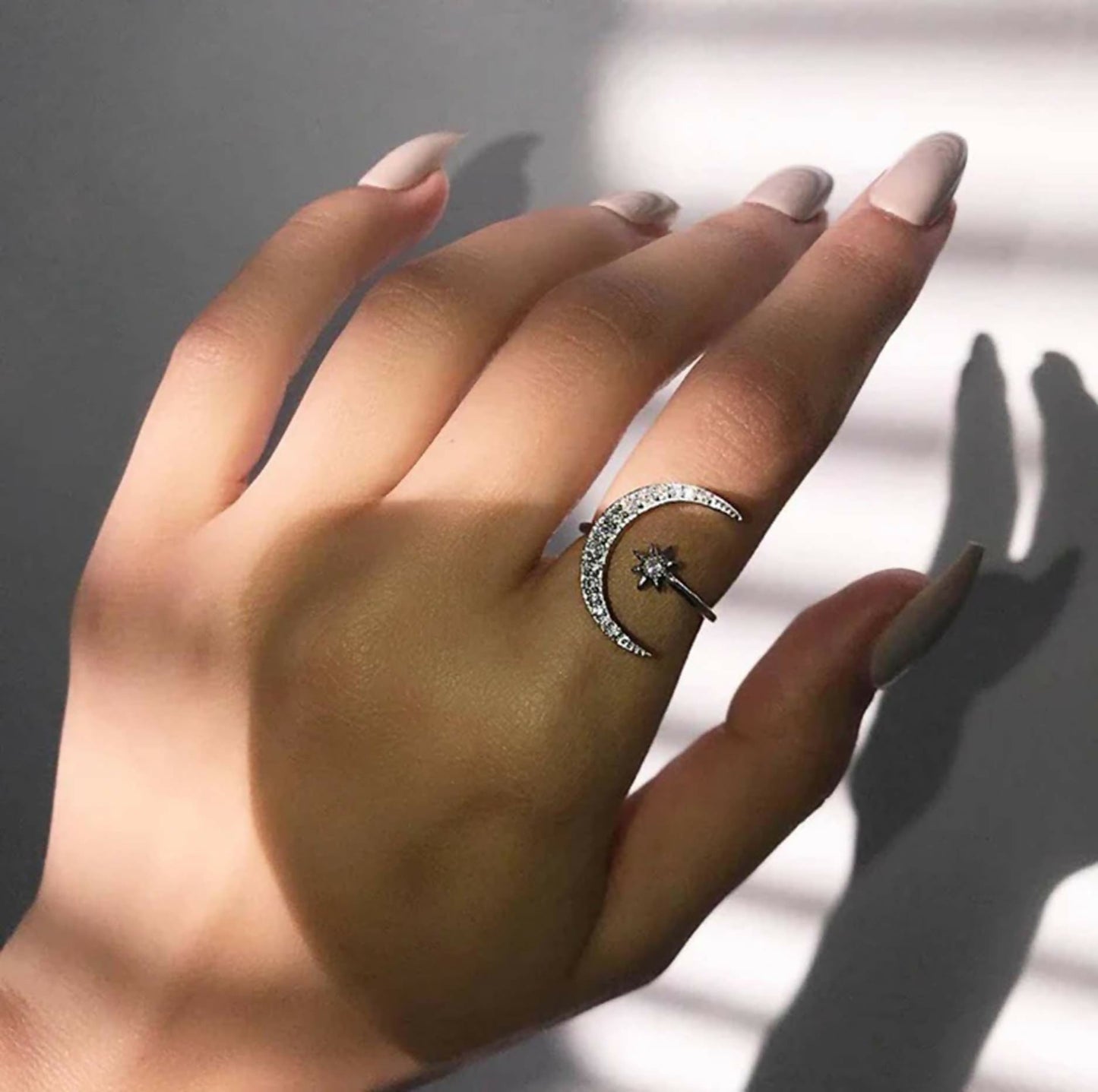 Joban Fashion Silver Brass Adjustable Ring | Swadesiicart