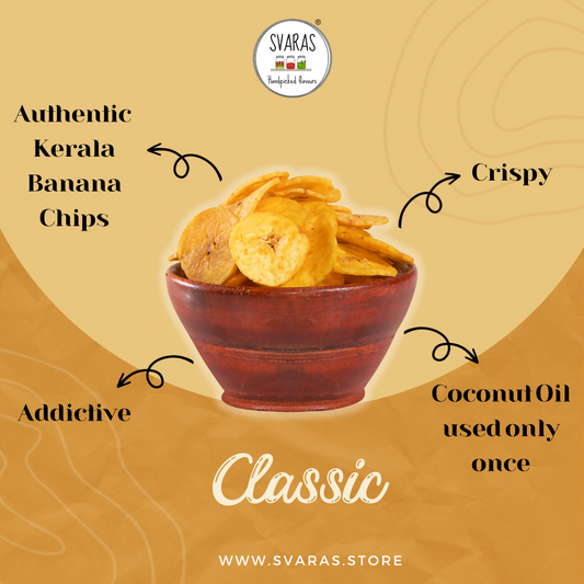 Svaras Kerala Banana Chips Classic - Swadesiicart