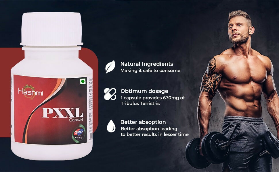 Hashmi Pharmacy PXXL Capsules For Men | Swadesiicart