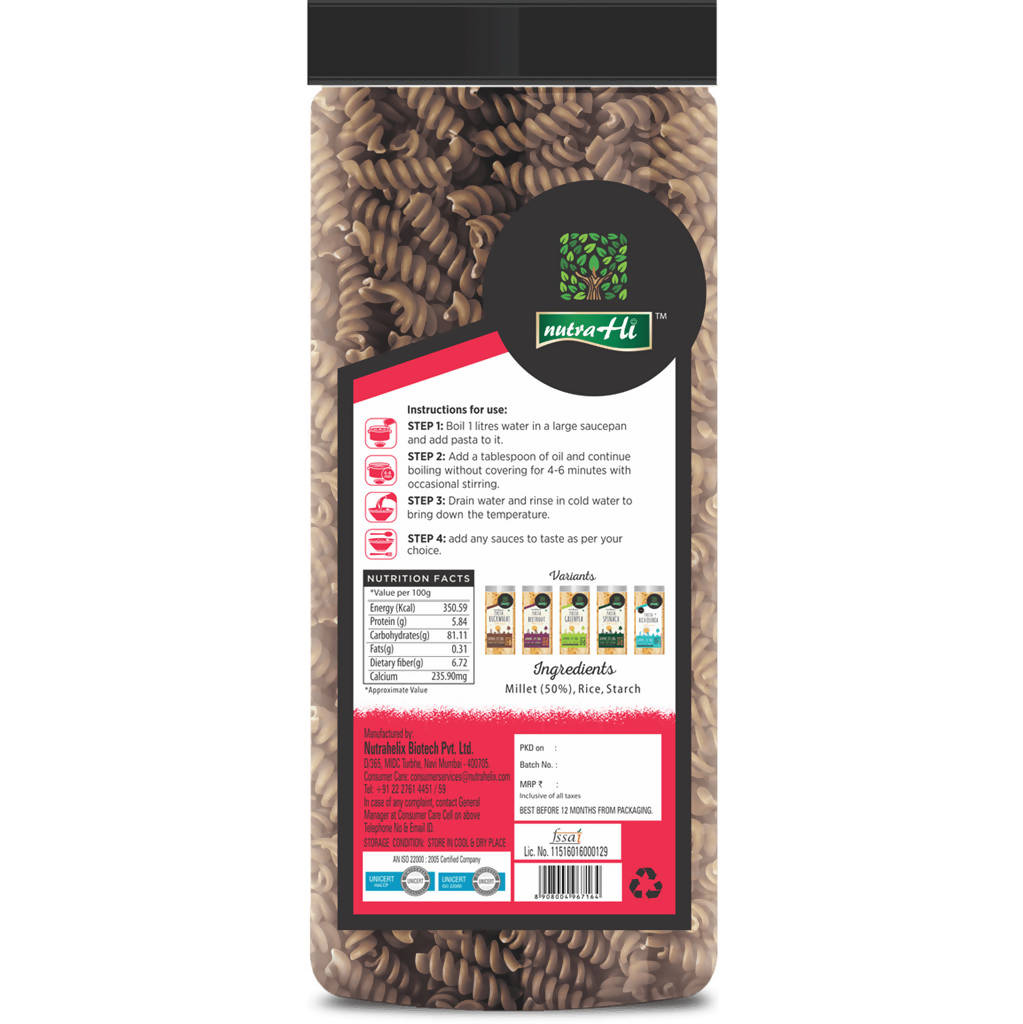 NutraHi Gluten-Free Pasta Millet - Swadesiicart