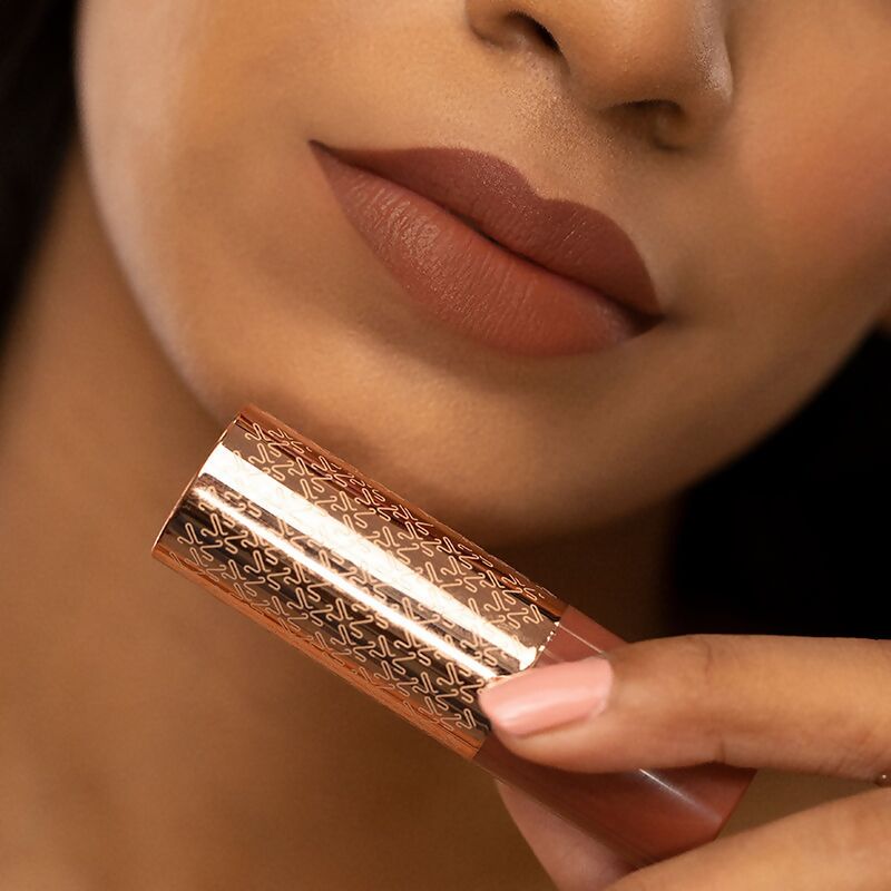 Kay Beauty By Katrina Kaif Matte Drama Long Stay Lipstick - Thriller | Swadesiicart