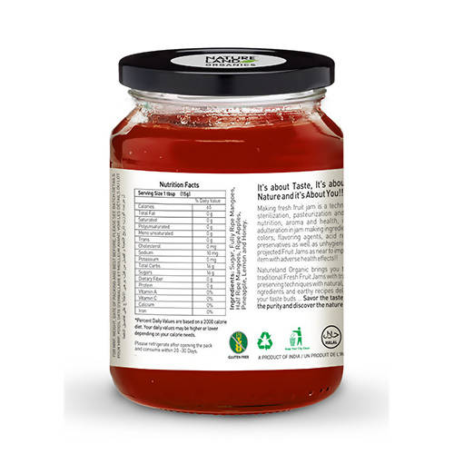 Nature Land Organics Mix Fruit Jam - Swadesiicart