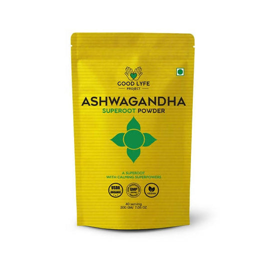 Good Lyfe Project Organic Ashwagandha Superoot Powder | Swadesiicart