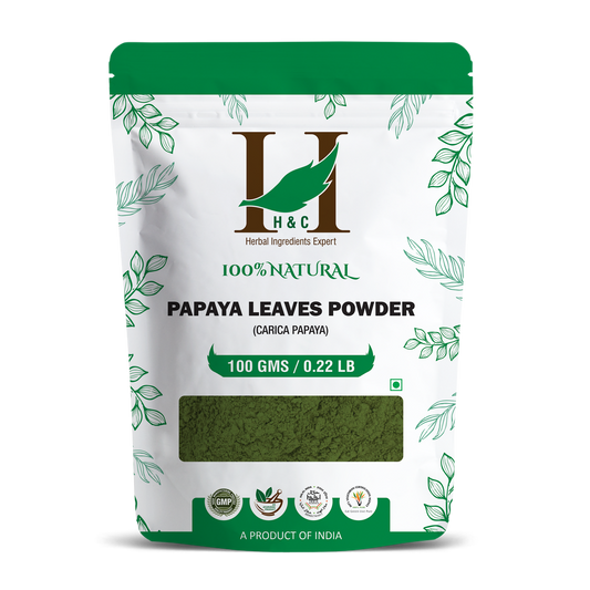 H&C Herbal Papaya Leaves Powder - Just Jaivik
