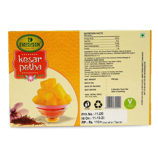 Evergreen Sweets - Kesar Petha | Swadesiicart