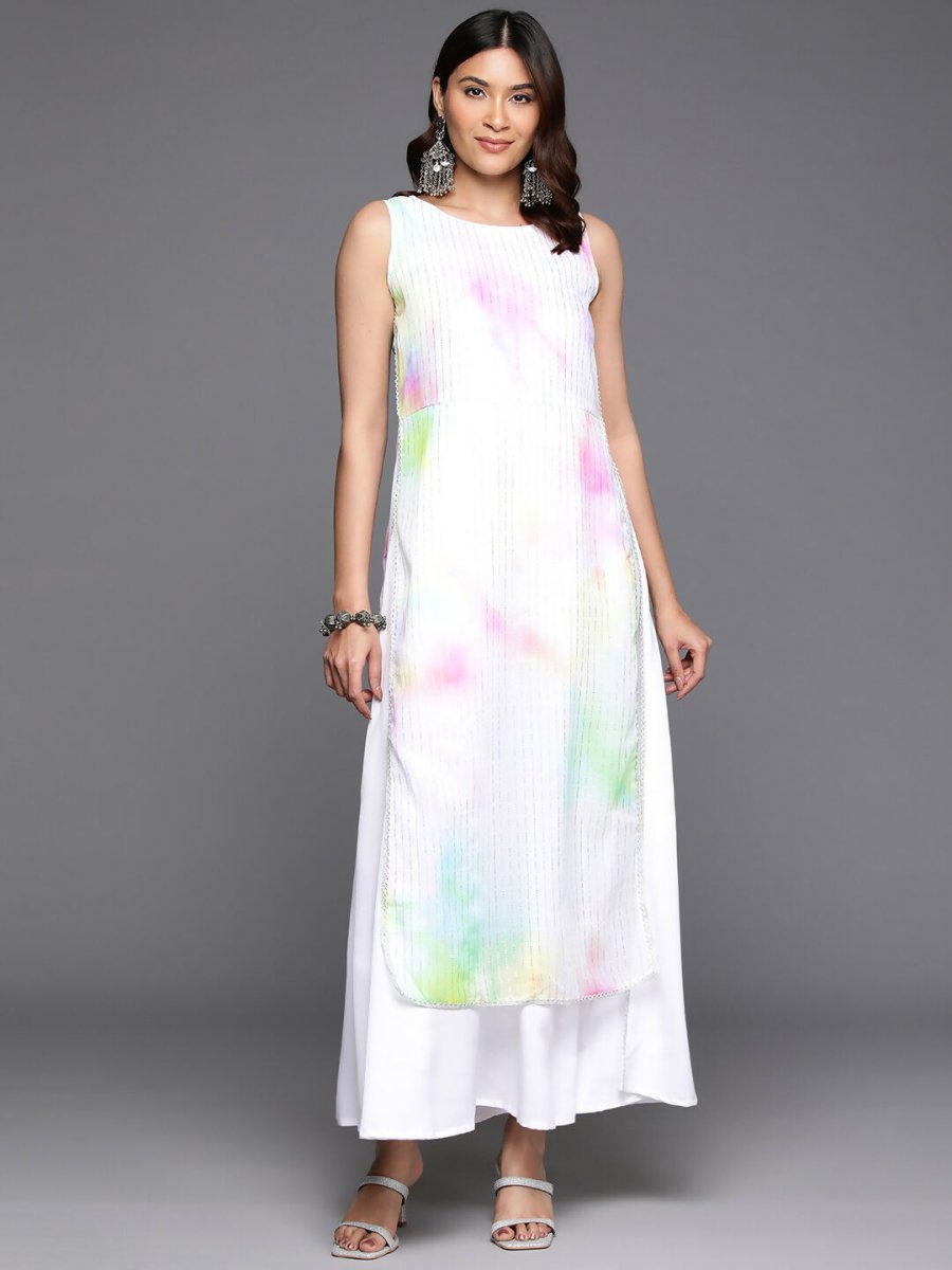 Ahalyaa Women's Traditional wear Ethnic Dress - Multi Color | Swadesiicart