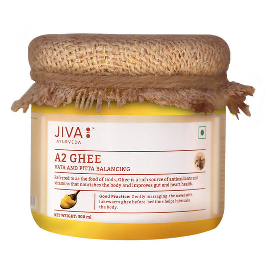 Jiva Ayurveda A2 Gir Desi Cow Ghee | Desi Gir Cow Ghee | Pure and Natural Ghee From A2 Cow Milk - Jiva Ayurvedic