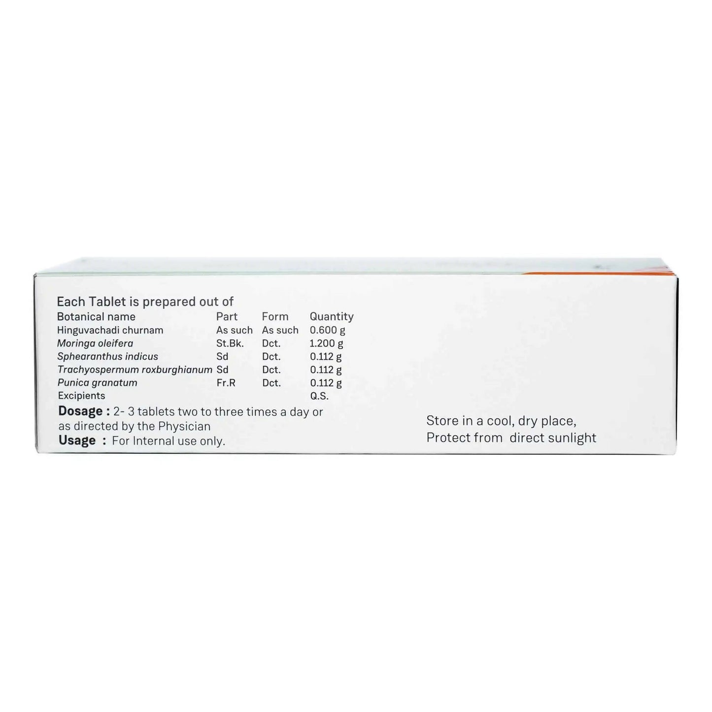 Sitaram Ayurveda Hinguvachadi Tablets - Swadesiicart