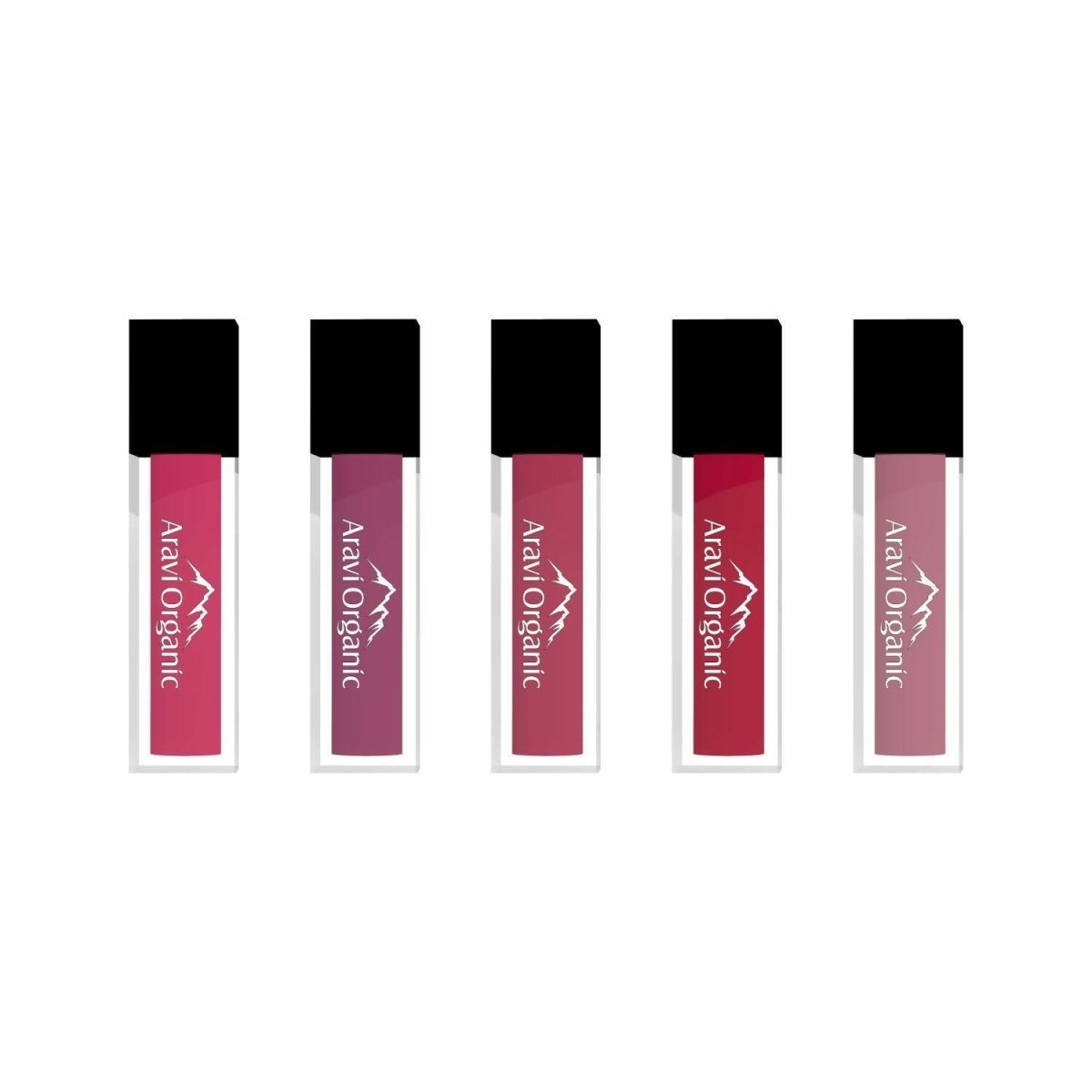 Aravi Organic Liquid Matte Lipstick Combo | Swadesiicart