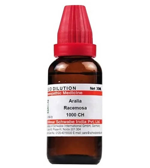 Dr. Willmar Schwabe India Aralia Racemosa Dilution | Swadesiicart