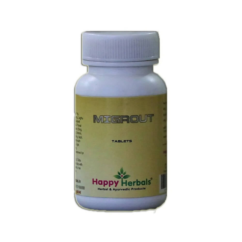 Happy Herbals Migrout Tablets | Swadesiicart