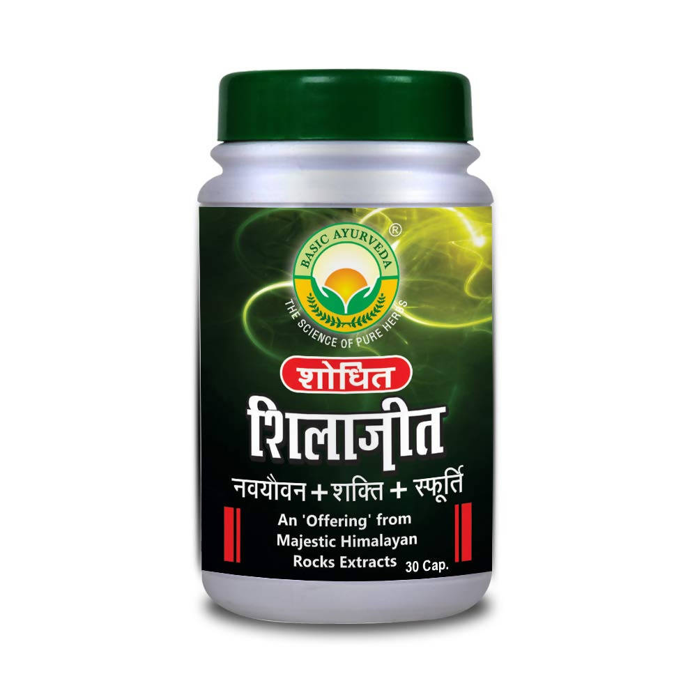 Basic Ayurveda Shodhita Sj Capsules - Limited Time Offer - Swadesiicart