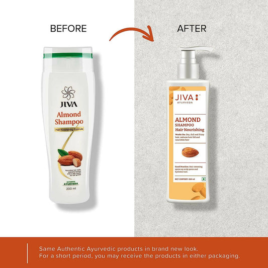 Jiva Ayurveda Almond Shampoo - Swadesiicart
