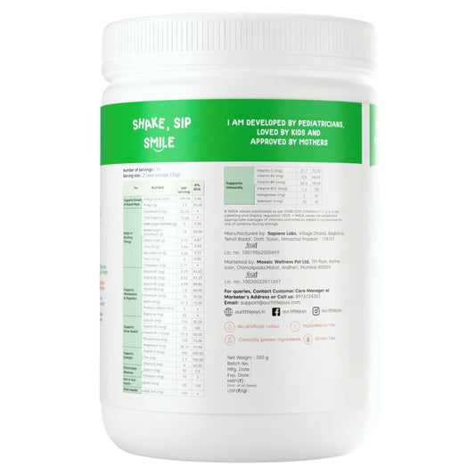 Little Joys Nutrimix Lite Powder for Young Kids (2-6 Years) - Chocolate Flavour - Swadesiicart