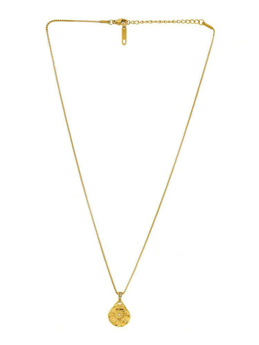 Gold Plated Necklace - Ruby Raang | Swadesiicart
