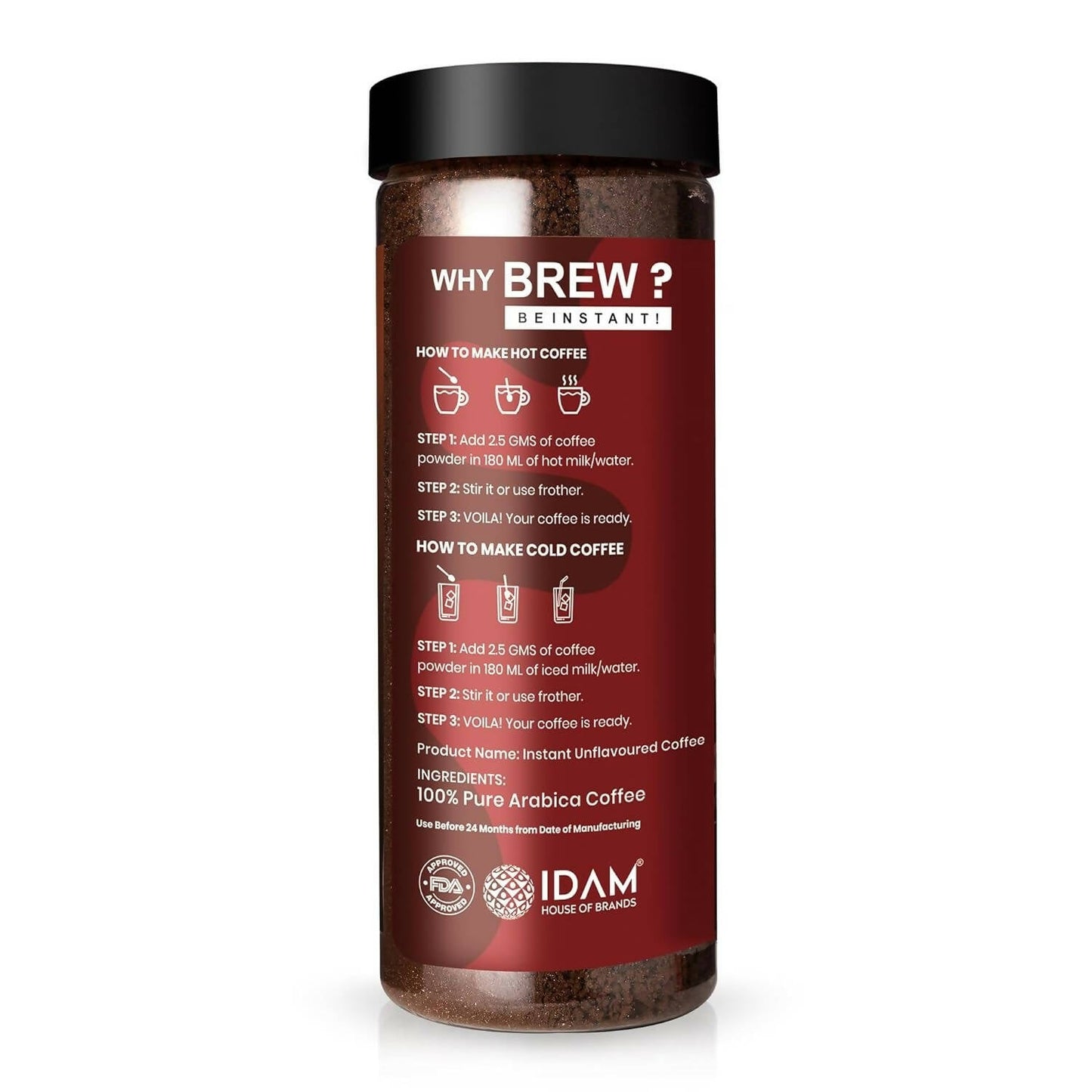 Bevzilla Chocolate & Mocha Coffee Powder 100% Pure Arabica | Swadesiicart