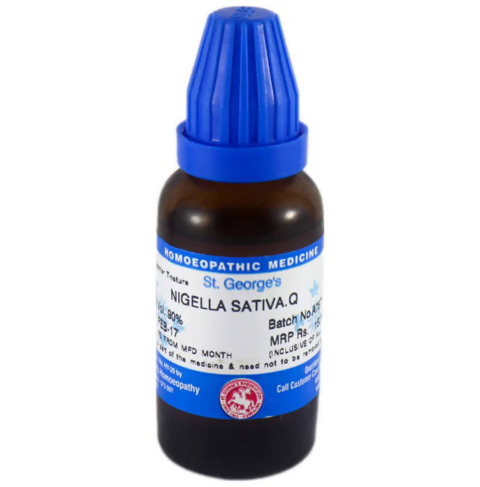 St. George's Homeopathy Nigella S Mother Tincture Q | Swadesiicart