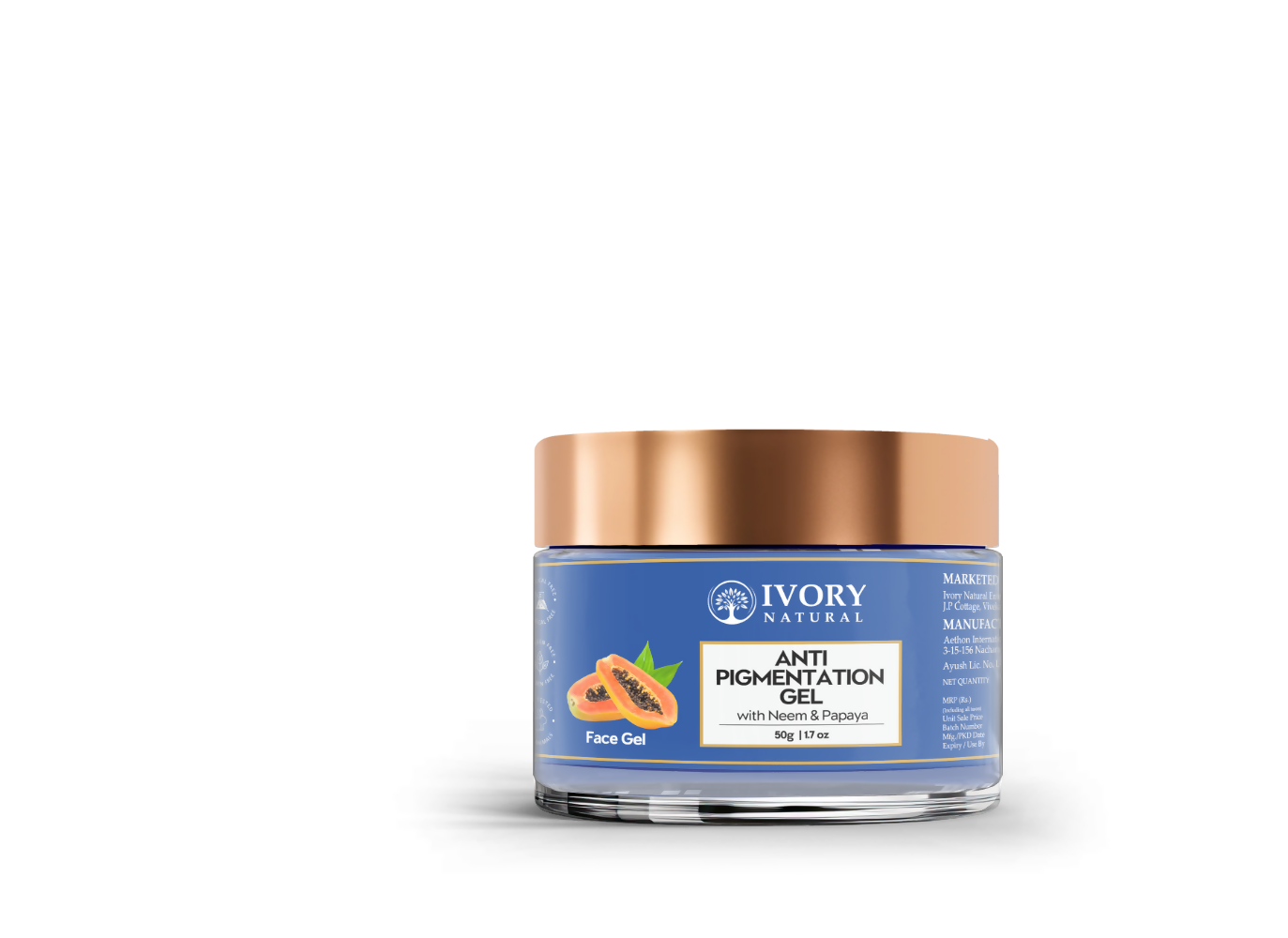 Ivory Natural Pigmentation Gel For Fade Dark Spots & Pigmentation | Swadesiicart