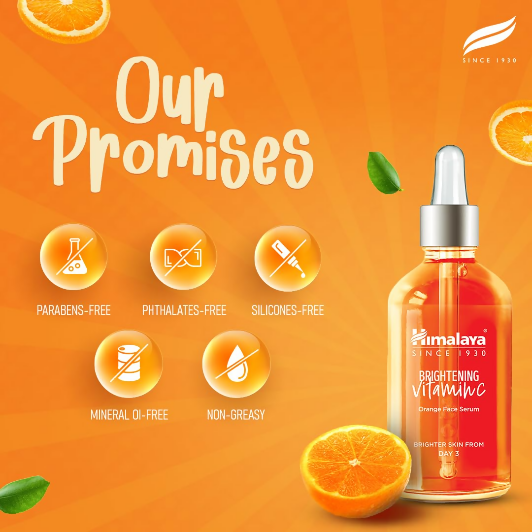 Himalaya Brightening Vitamin C Serum - Swadesiicart