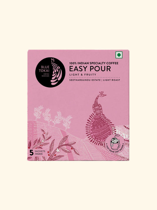 Blue Tokai Seethargundu Estate Light Roast Easy Pour Sachets - Blue Tokai