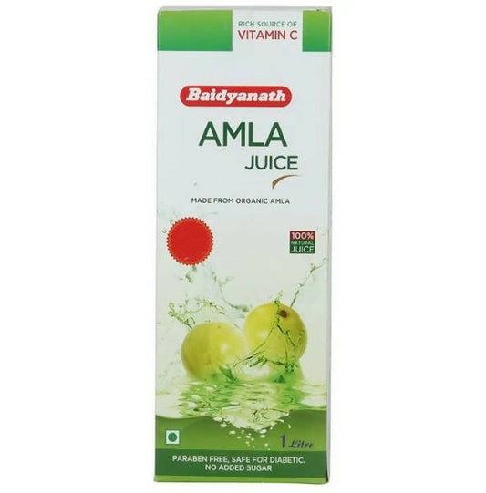 Baidyanath Jhansi Amla Juice | Pure Indian Gooseberry Juice for Immunity & Vitamin C - Ayurvedant Pvt. Ltd.