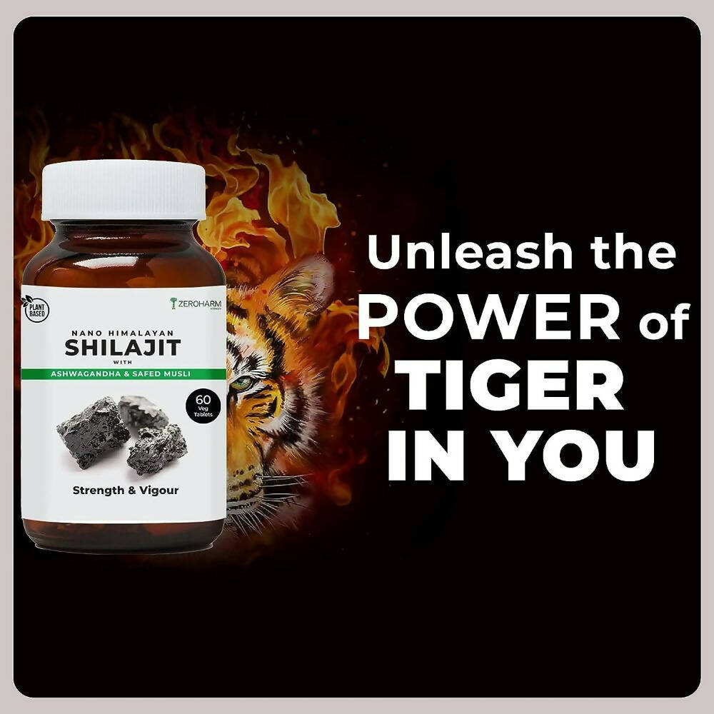 Zeroharm Nano Himalayan Sj With Ashwagandha, Safed Musli - Swadesiicart