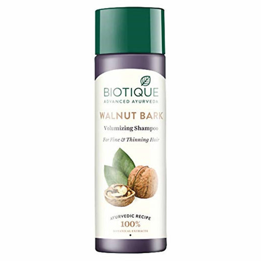 Biotique Advanced Ayurveda Bio Walnut Bark Volumizing Shampoo For Fine & Thinning Hair 120 ml