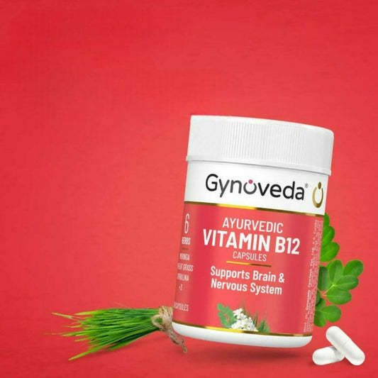 Gynoveda Vitamin B-12 Capsules | Swadesiicart