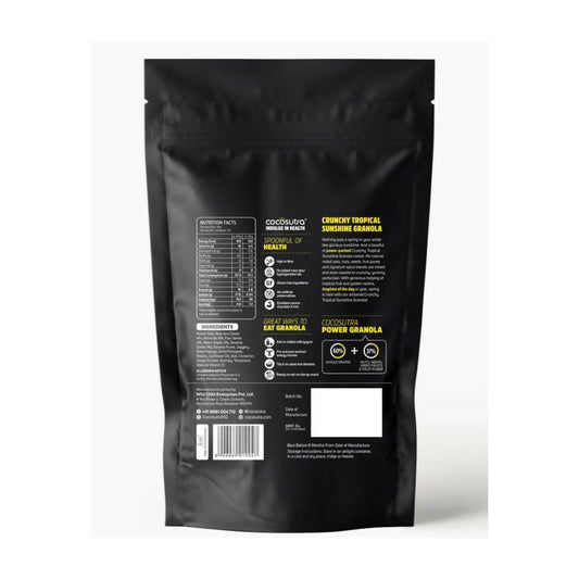 Cocosutra Crunchy Tropical Sunshine Breakfast Granola - Swadesiicart
